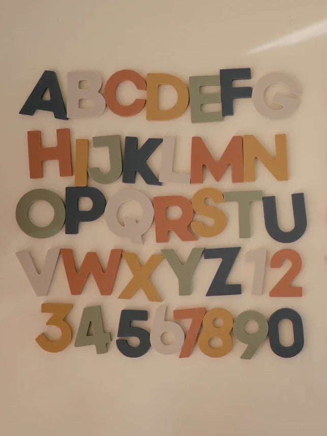 Letters & Numbers Bath Play Set Bath Toys Mushie