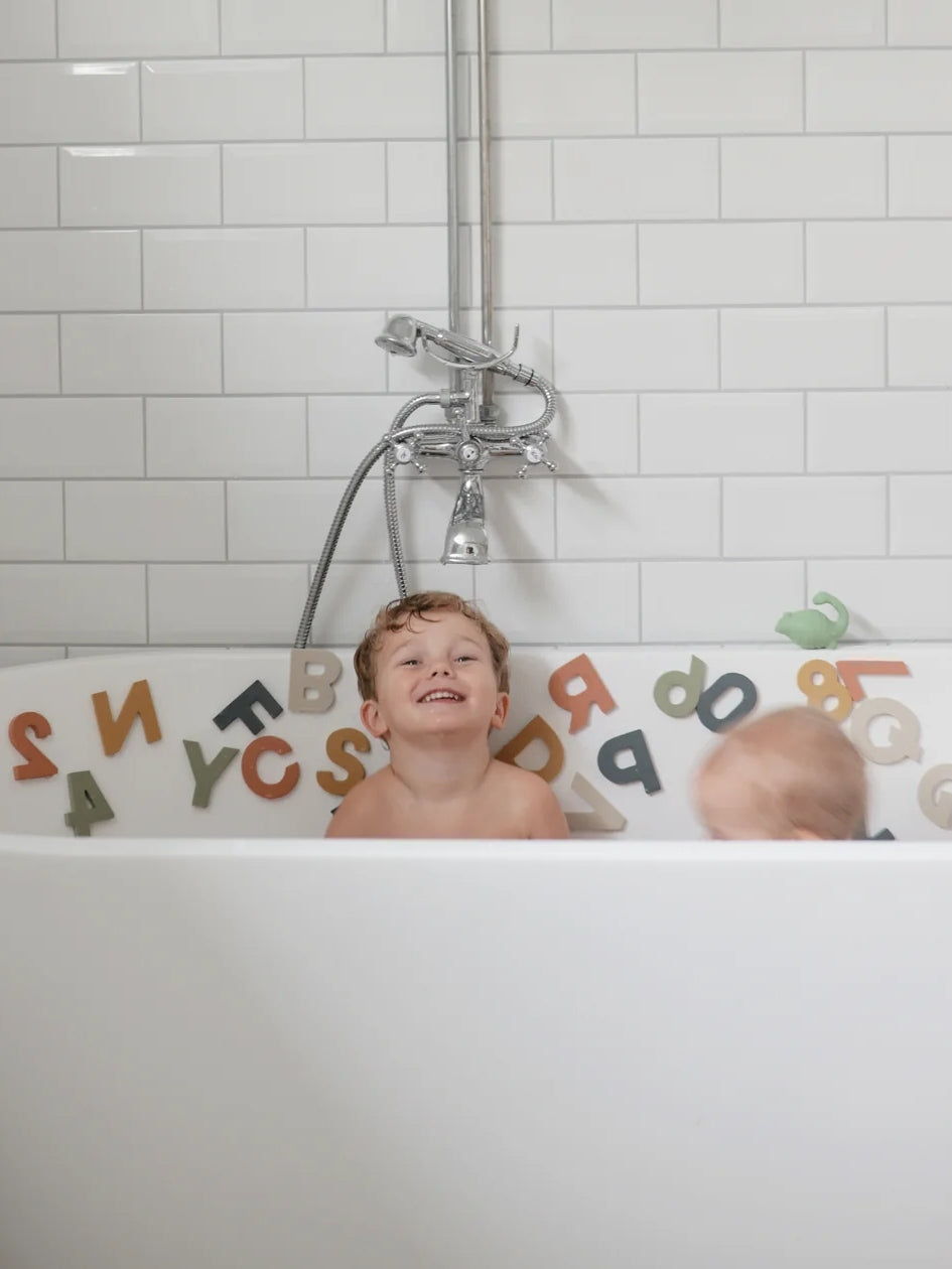 Letters & Numbers Bath Play Set Bath Toys Mushie