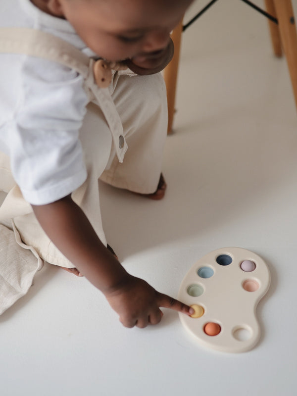 Paint Palette Press Toy Baby Toys Mushie   