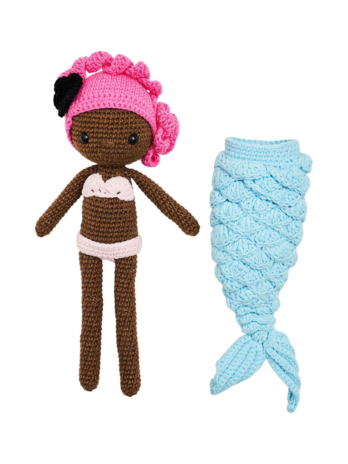 Hand Crochet Mermaid Plush Sevim Handmade   