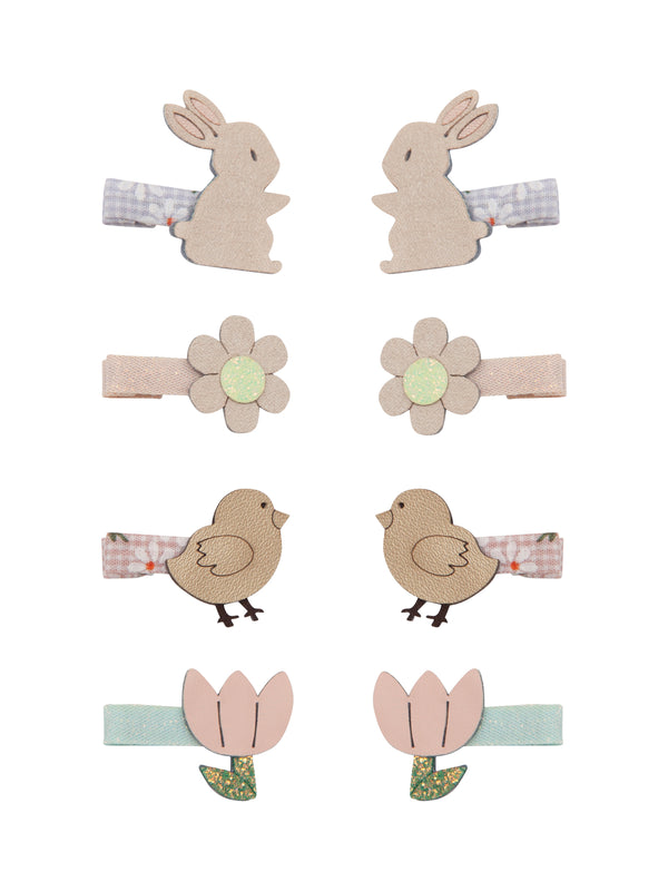 Easter Bunny Mini Clips Hair Accessories Mimi & Lula