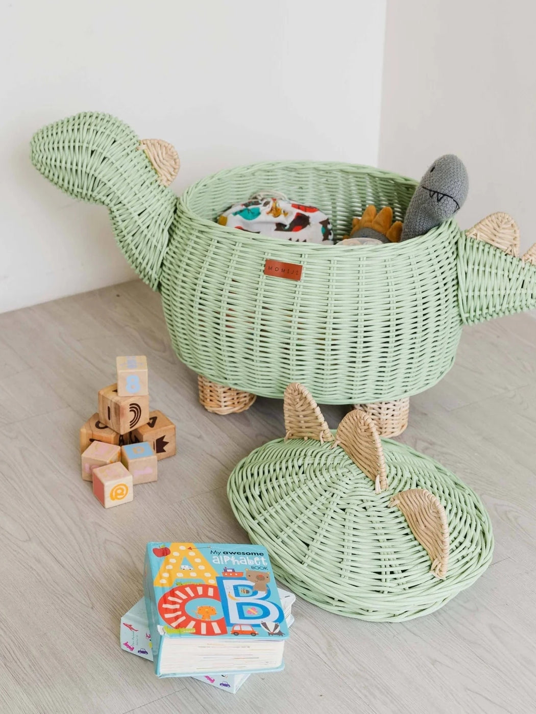 Dino Storage Basket - Large Pretend Play Momiji