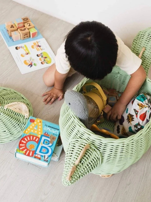 Dino Storage Basket - Large Pretend Play Momiji