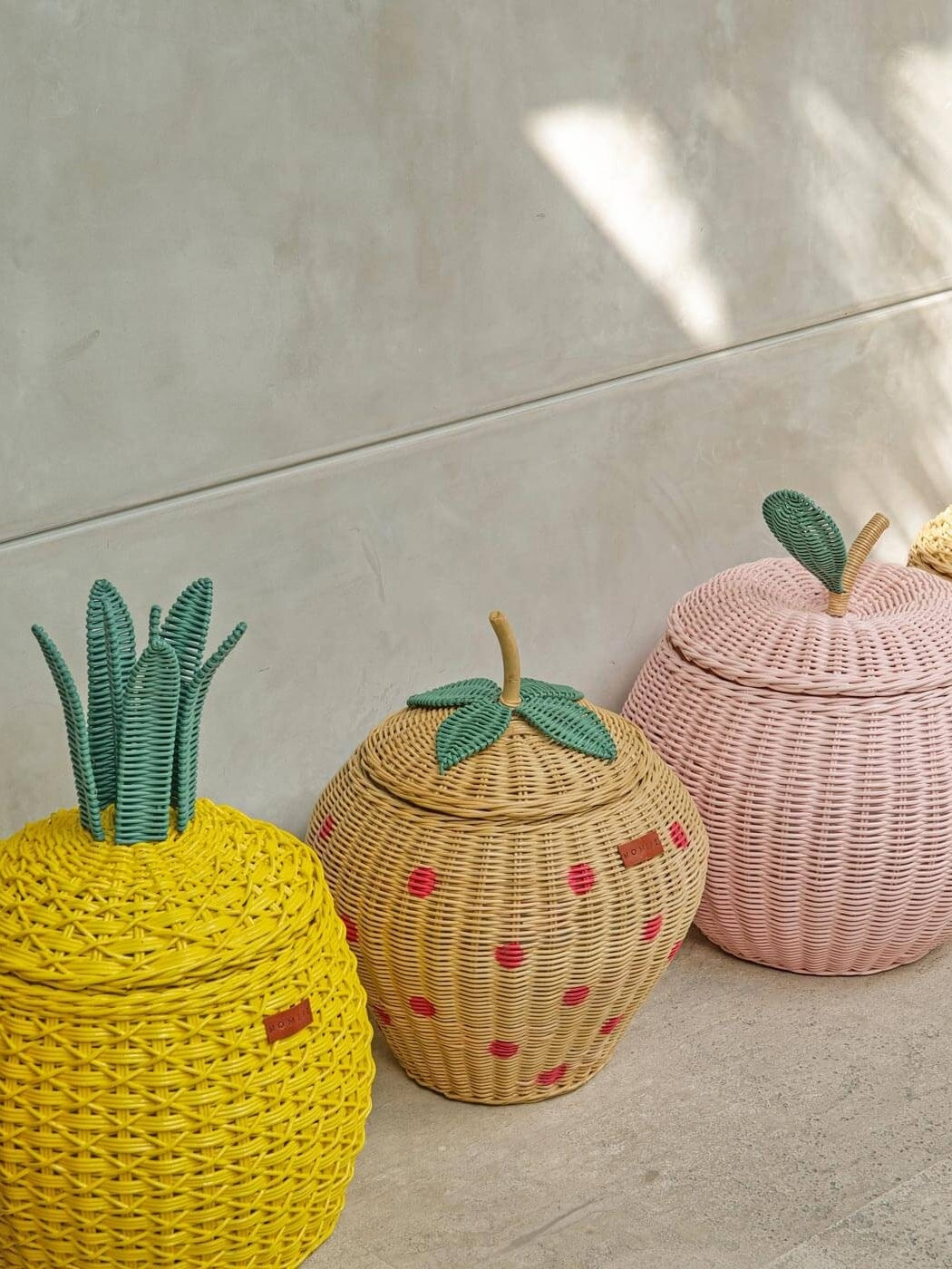 Strawberry Storage Basket Pretend Play Momiji