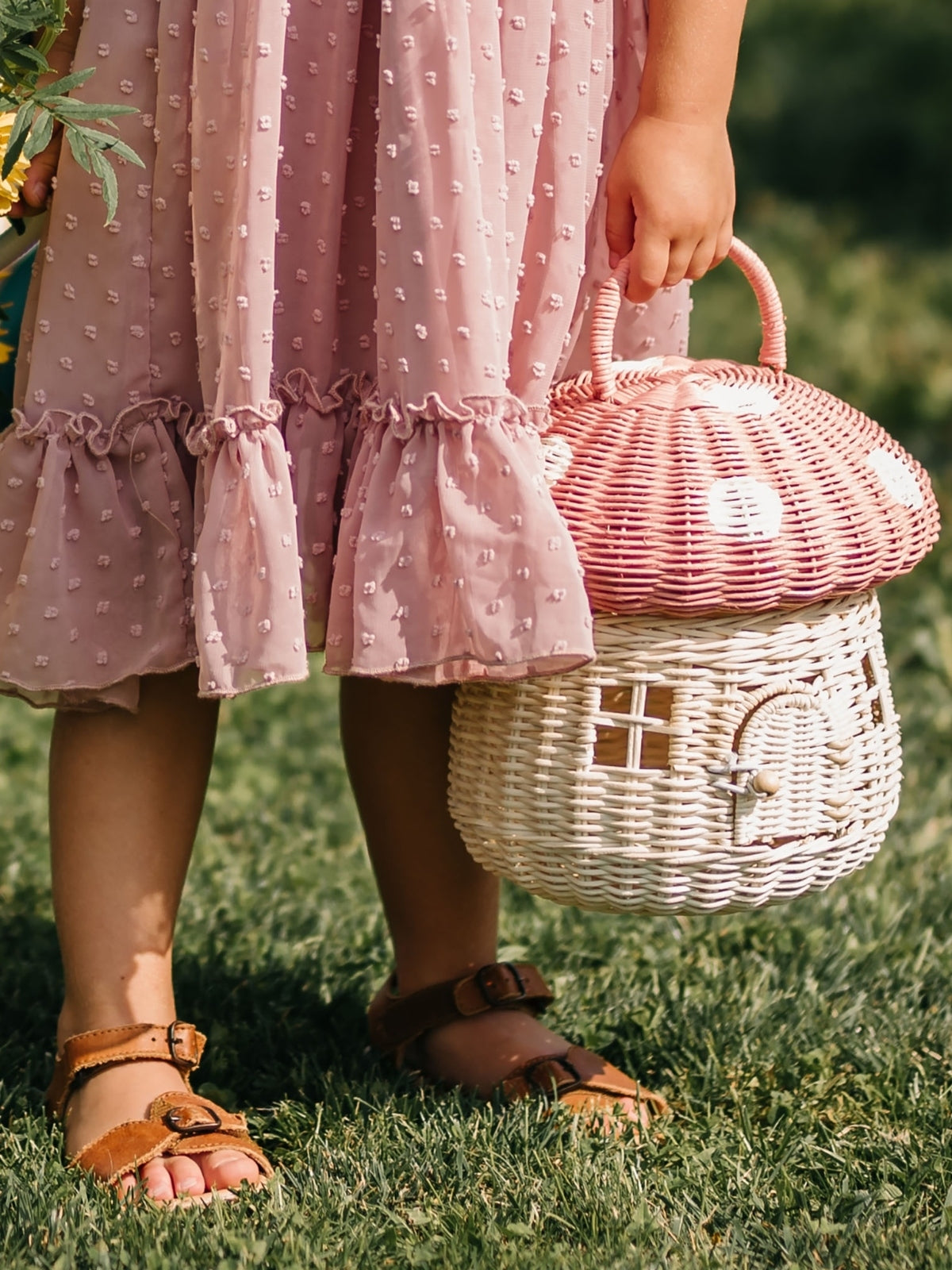 Olli Ella - Mushroom Basket