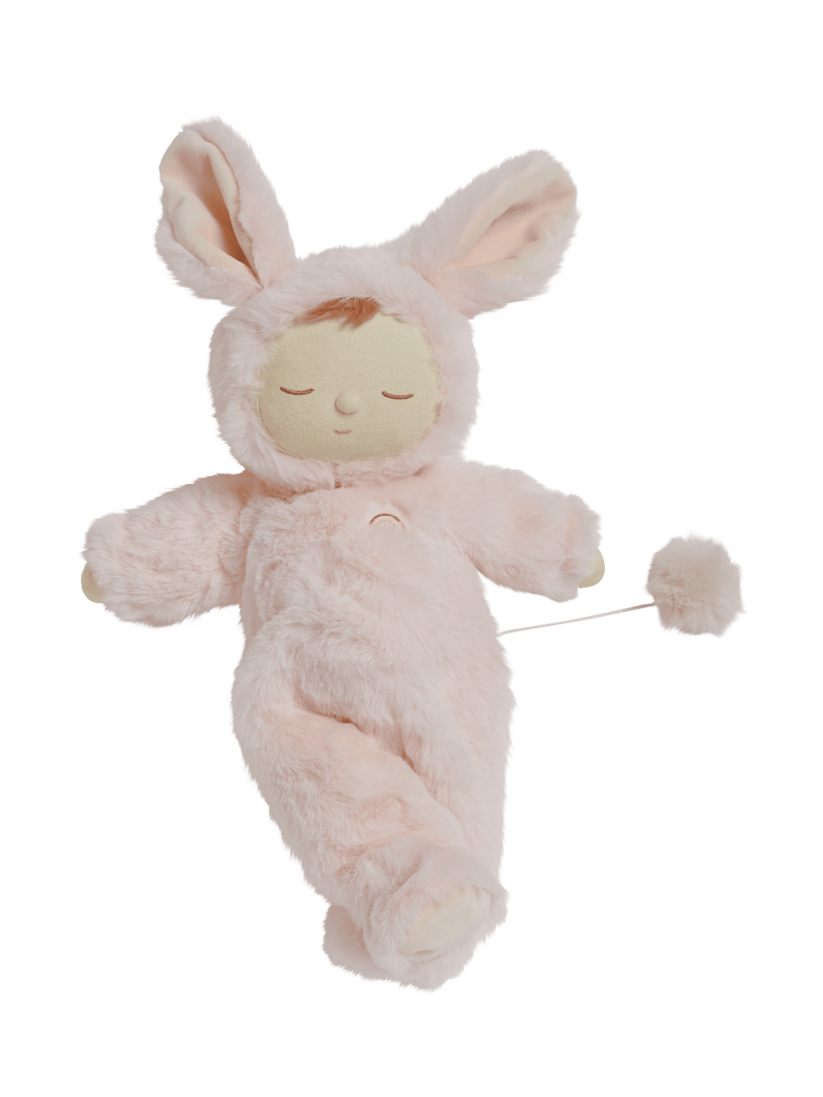 Lullaby Cozy Dinkum Bunny Moppet - Pink Plush Olli Ella