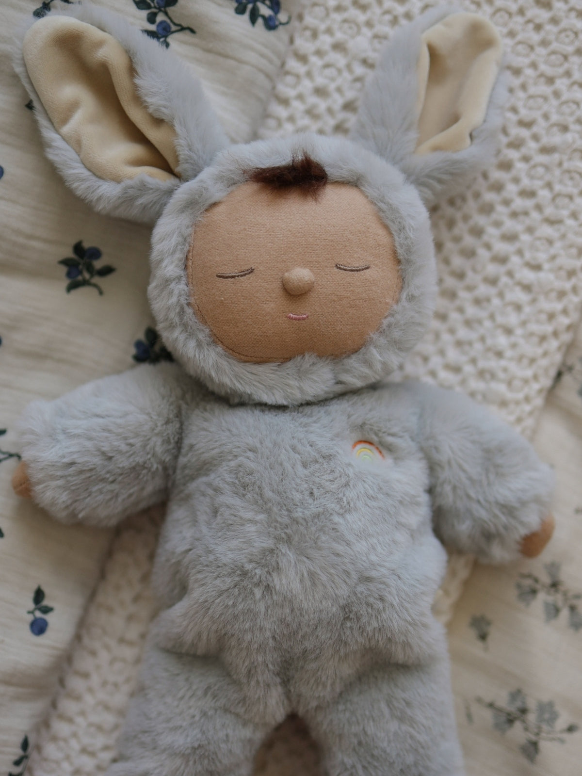 Lullaby Cozy Dinkum Bunny Pip - Smoke Plush Olli Ella