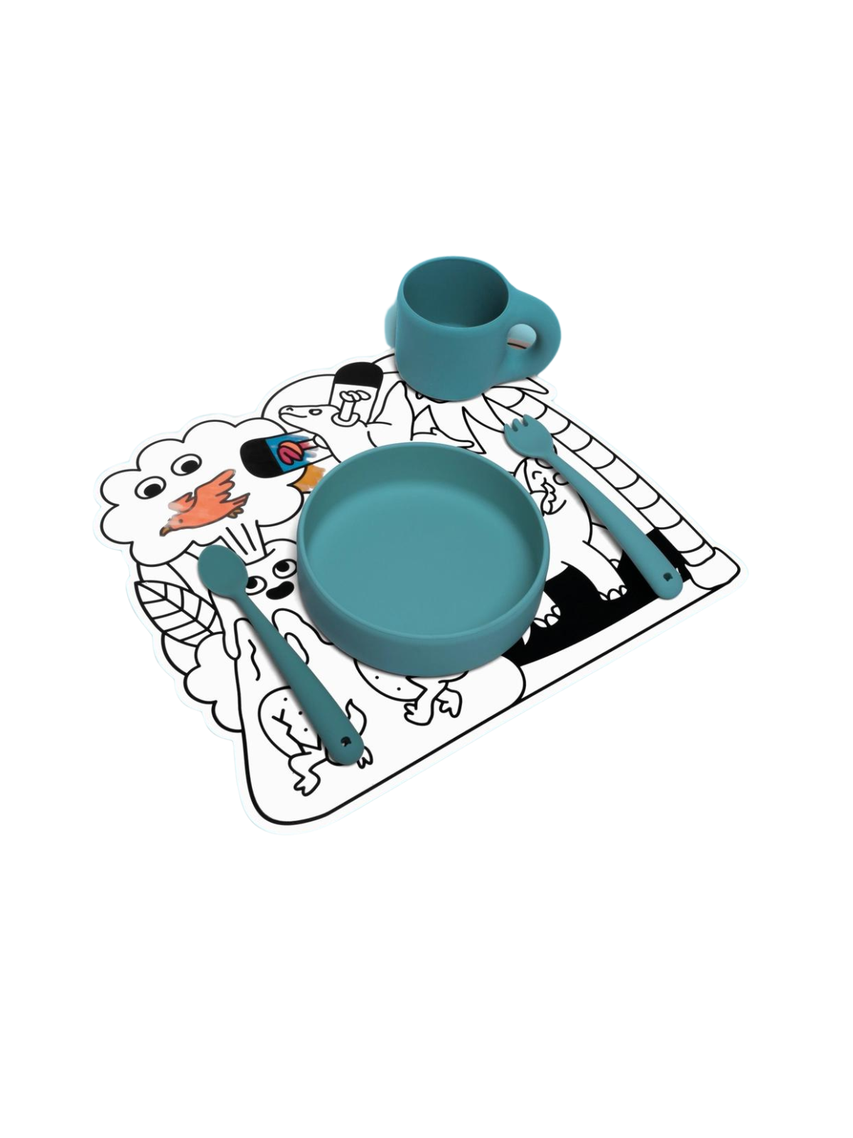 Magic Water Placemat - Dino Arts & Crafts OMY   