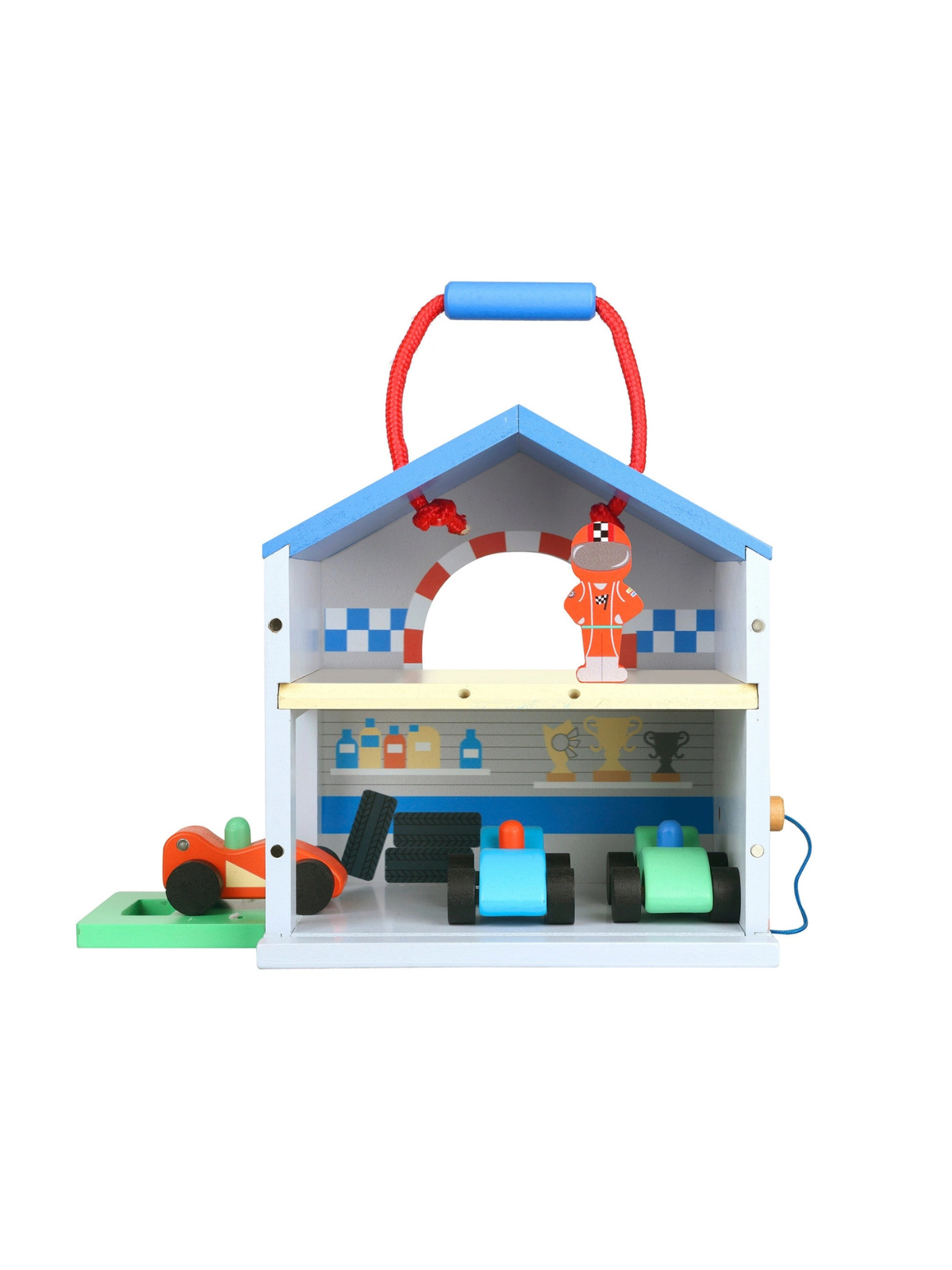 Race Track Play Set Vehicles Orange Tree Toys