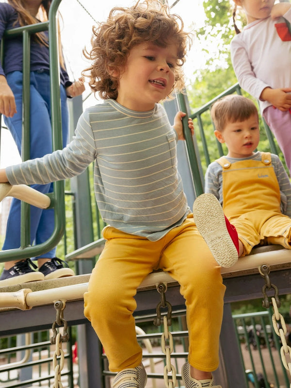 Edward Long Sleeve T-Shirt - Dusty Blue Tops Oso & Me