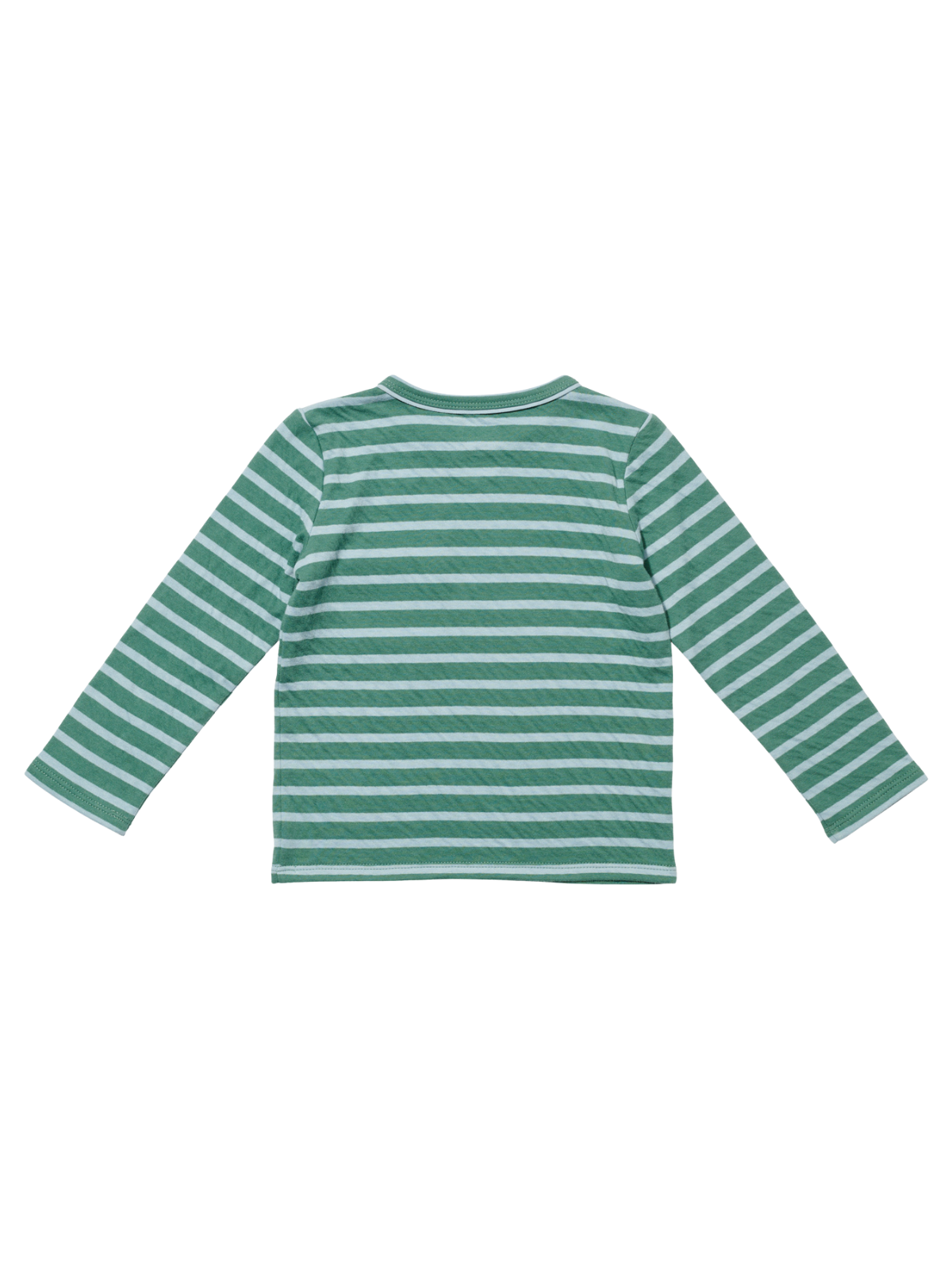 Edward Long Sleeve T-Shirt - Forest Stripe Tops Oso & Me