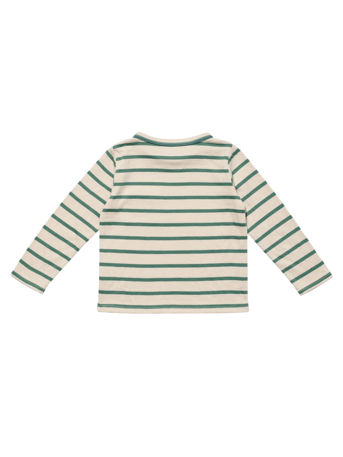 Edward Long Sleeve T-Shirt - Pine Stripe Tops Oso & Me