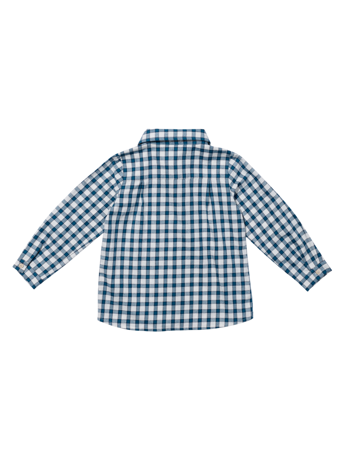 Jeffe Shirt - Blue Picnic Check Tops Oso & Me