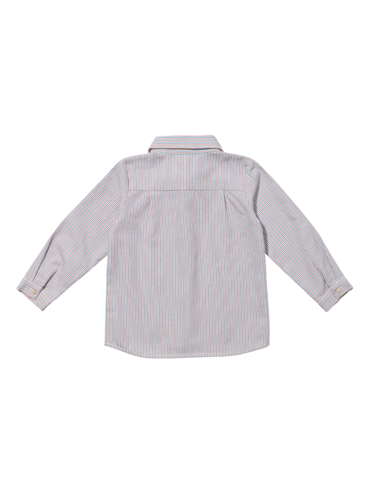 Jeffe Shirt - Indigo Linen Stripe Tops Oso & Me