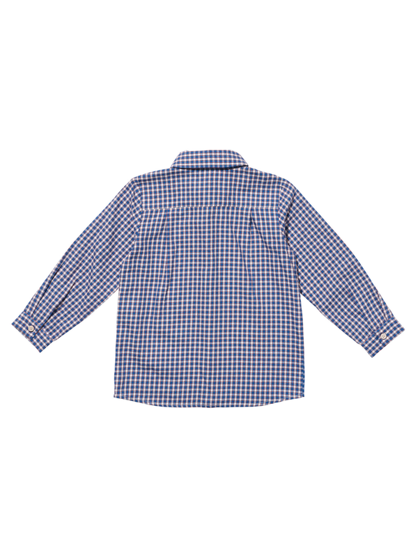 Jeffie Shirt - Marine Tiny Check