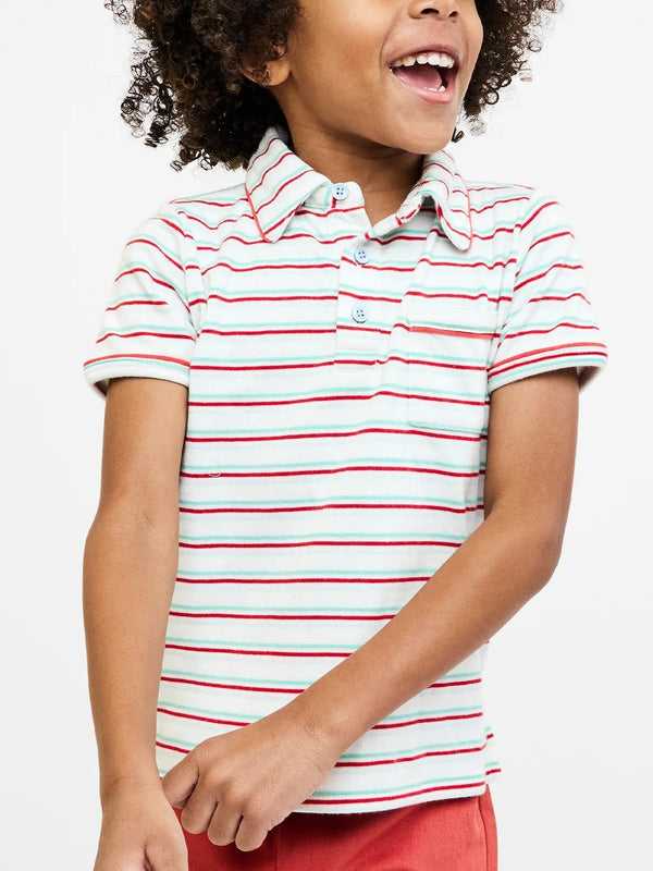 Marco Polo - Turquoise Triple Stripe