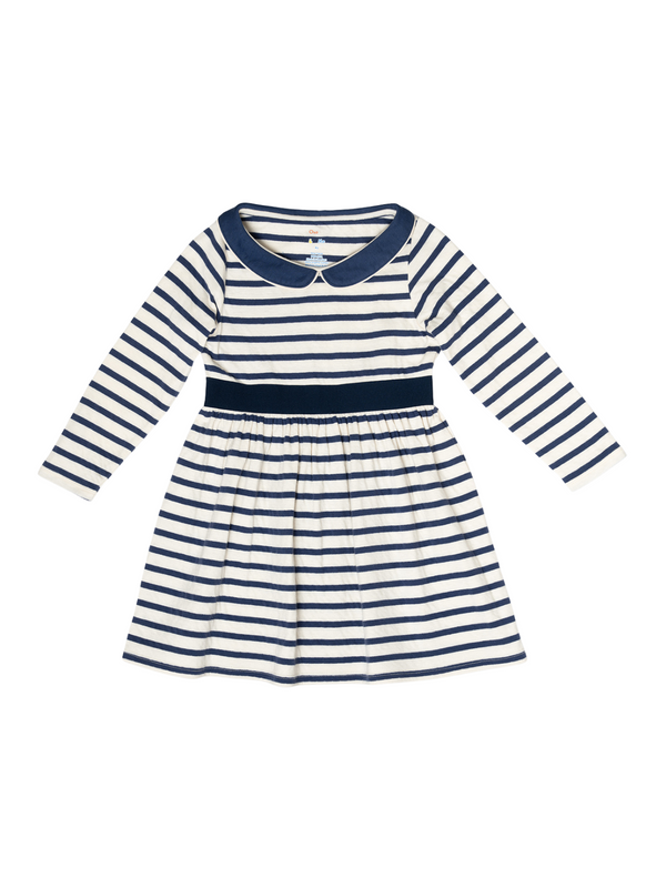 Marie Clare Dress Dresses Oso & Me Navy Stripe 3Y