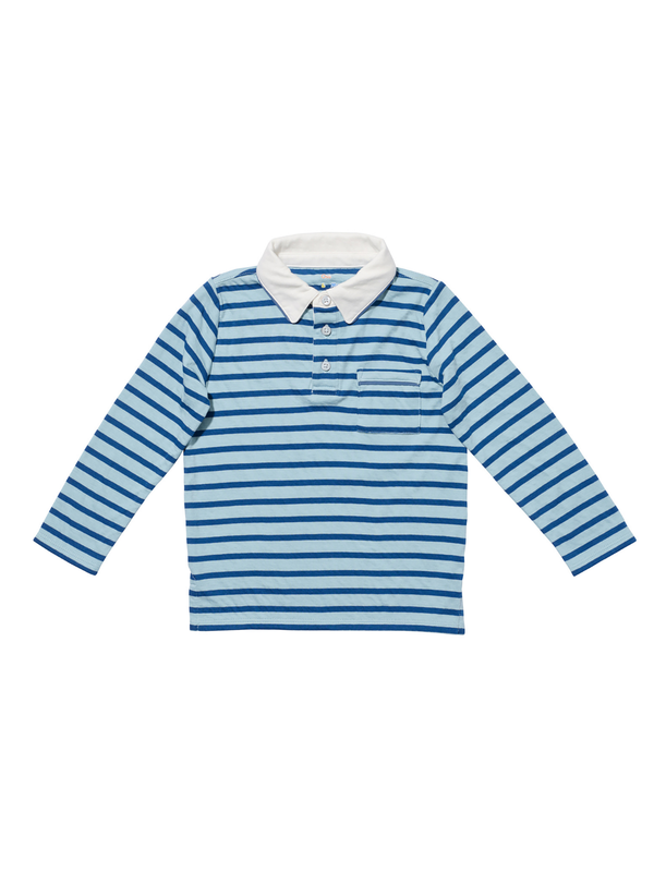 Parker Polo - Sky Blue Stripe