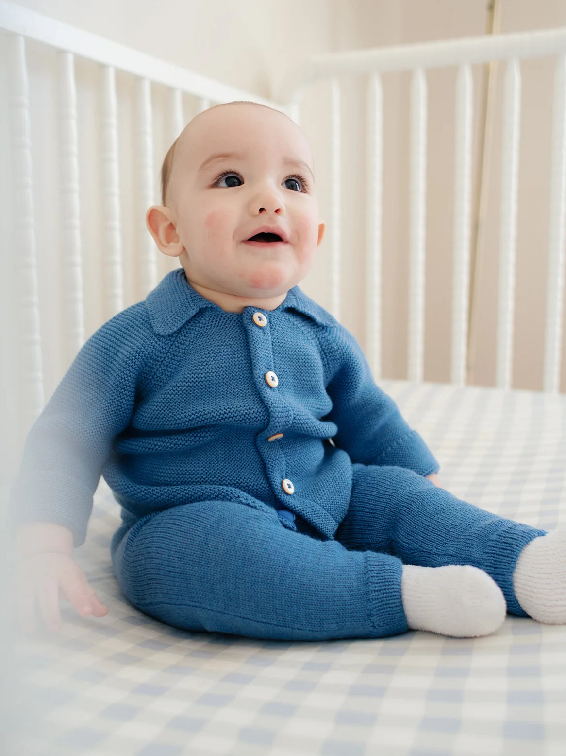 Pat Baby Jacket Set - Blue Sets Oso & Me