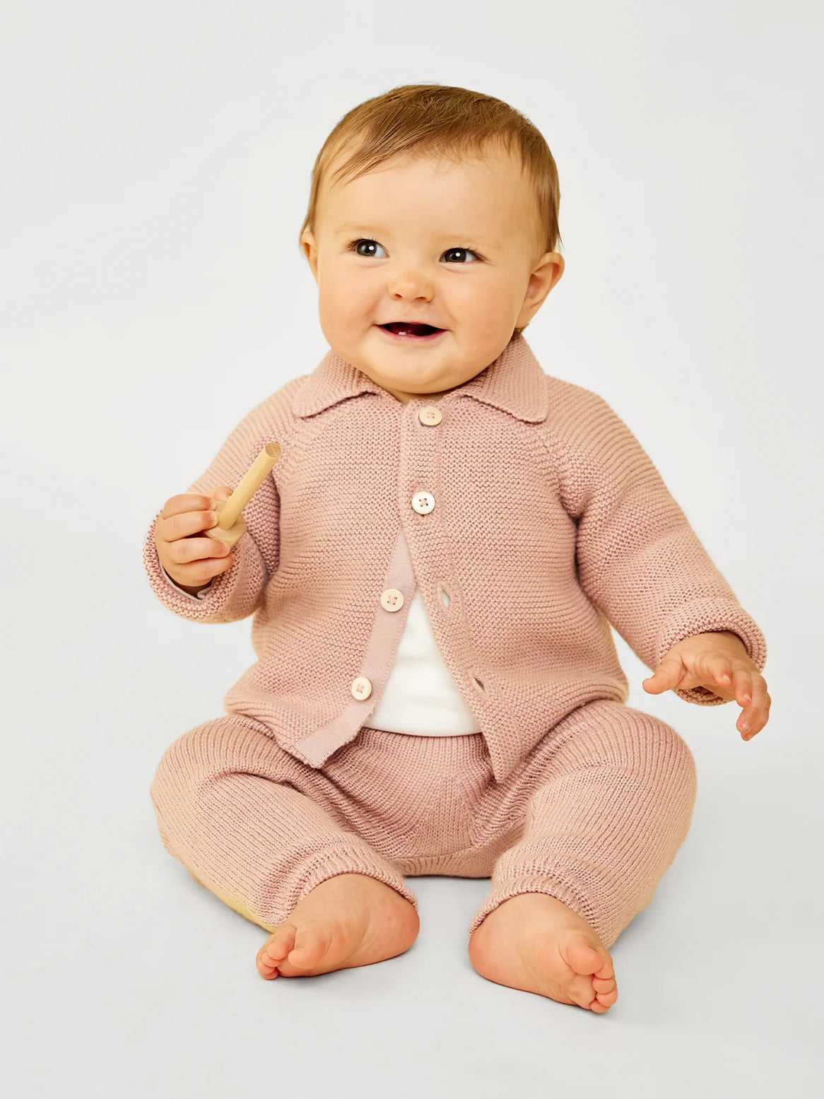 Pat Baby Jacket Set - Pink Sets Oso & Me