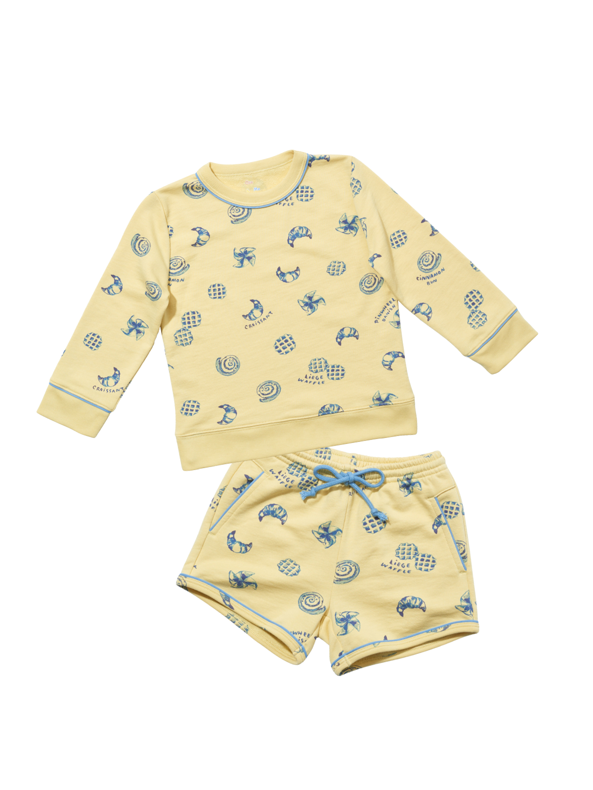 Remy Short Set Sets Oso & Me Butter Le Breakfast 12M