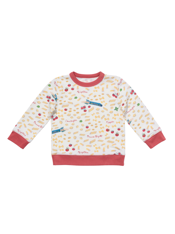 Remy Sweatshirt Basta Pasta Sweatshirts Oso & Me Ivory 3Y