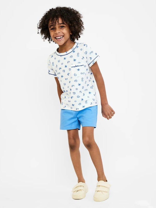 Bingo Short - French Blue Shorts Oso & Me