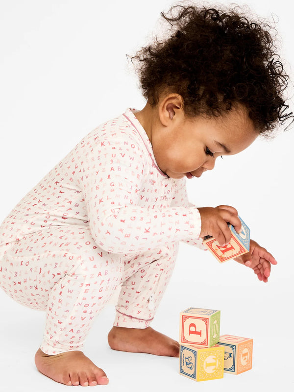 Ziggy Zip PJ - Rose ABC’s