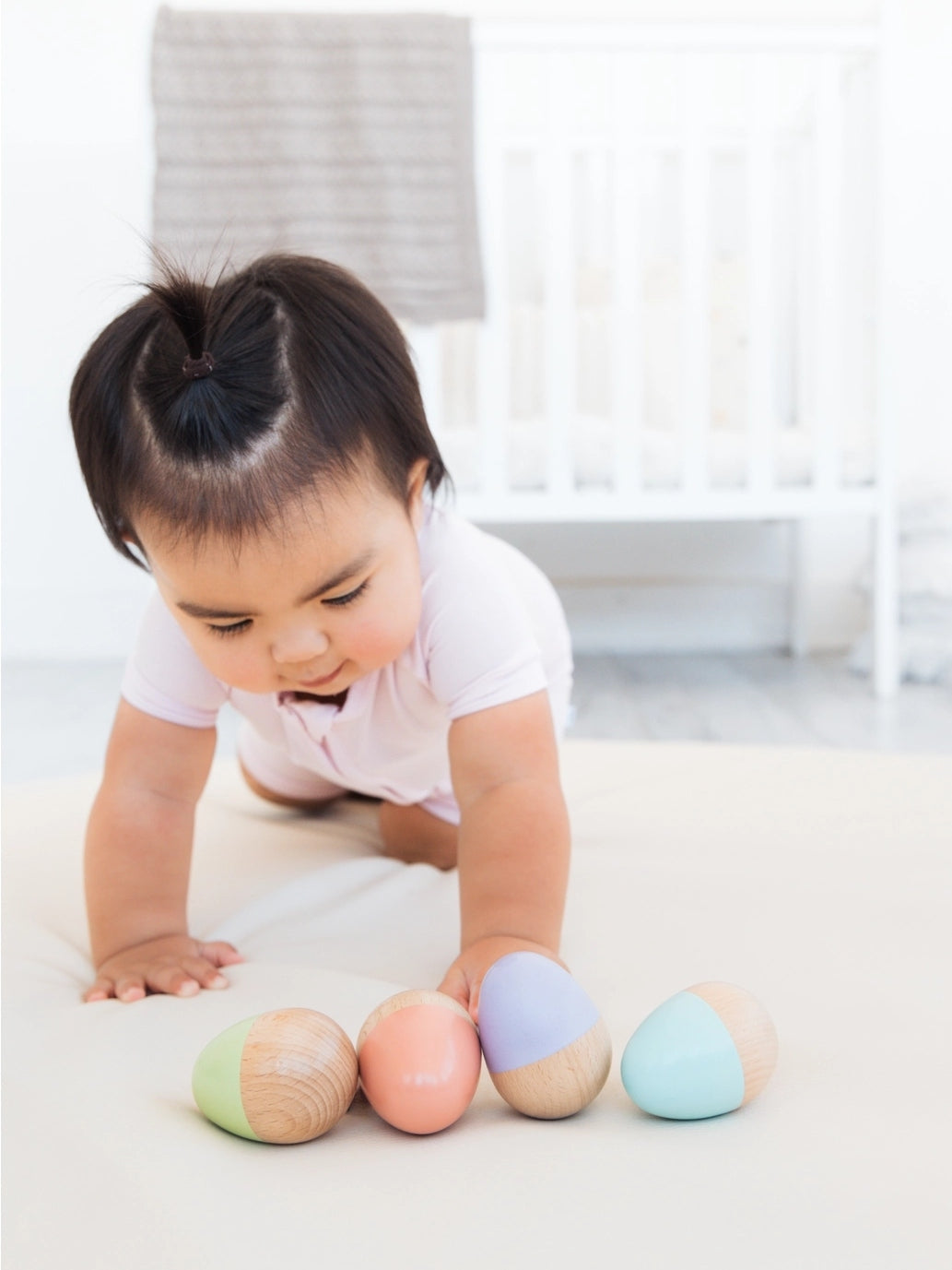 Montessori Baby Egg Shakers Baby Toys Pearhead