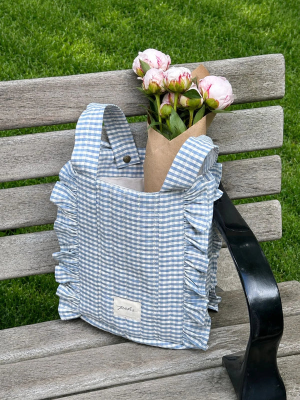 Harbor Gingham Stroller Bag
