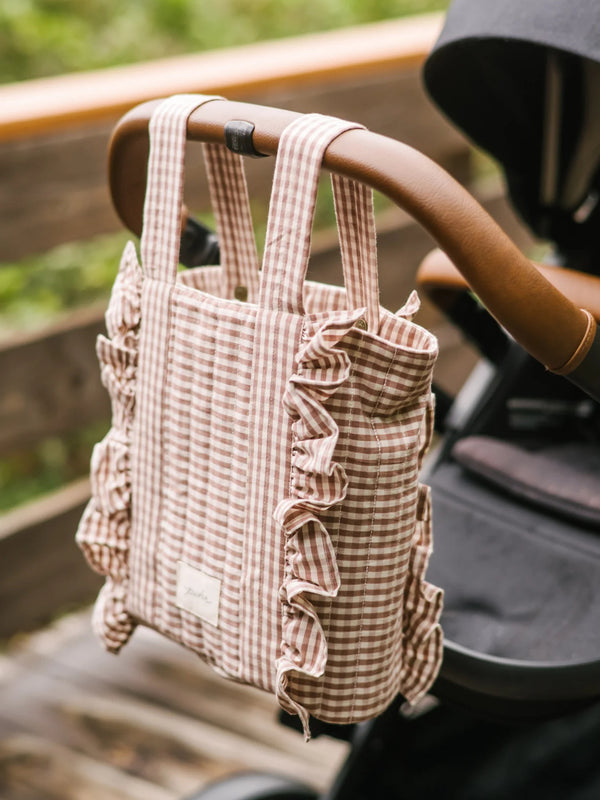 Thistle Gingham Stroller Bag