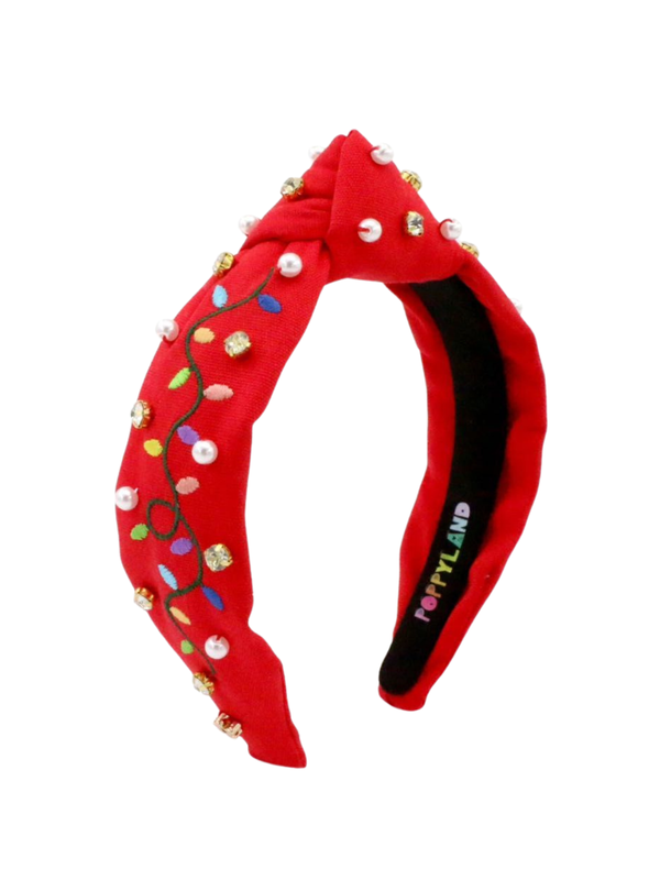 Christmas Lights Headband Hair Accessories Poppyland