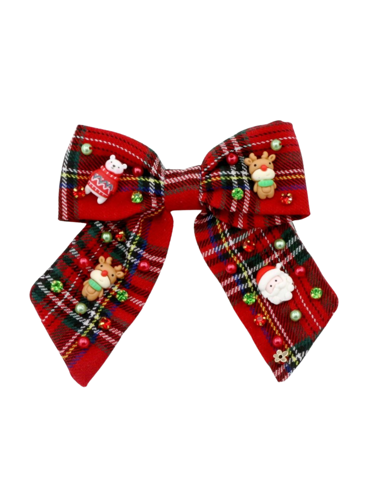 North Pole Bow Hair Accessories Poppyland