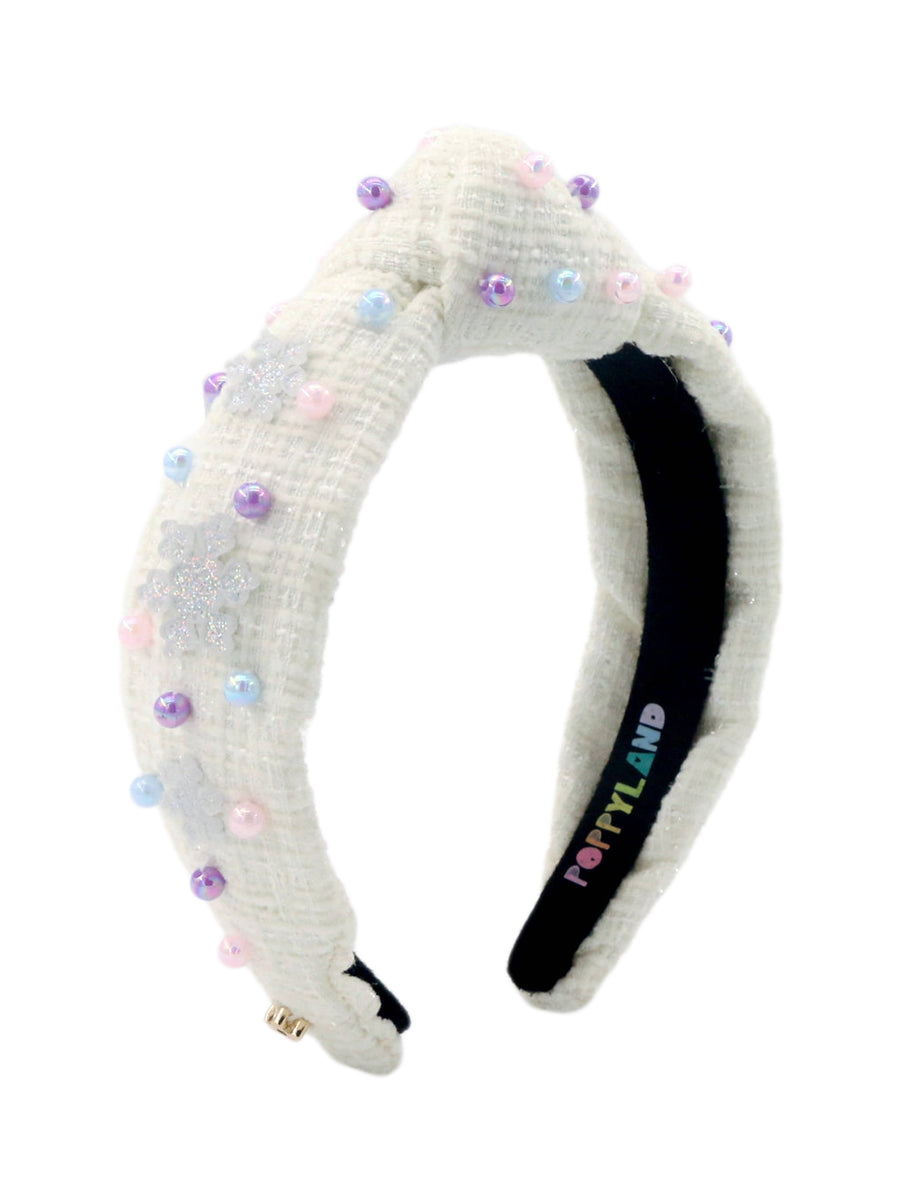 Snowball Sparkle Headband Hair Accessories Poppyland   