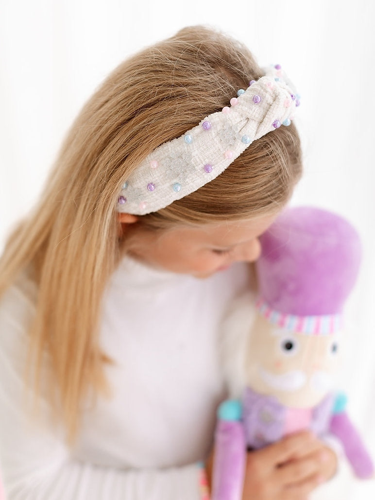 Snowball Sparkle Headband Hair Accessories Poppyland   