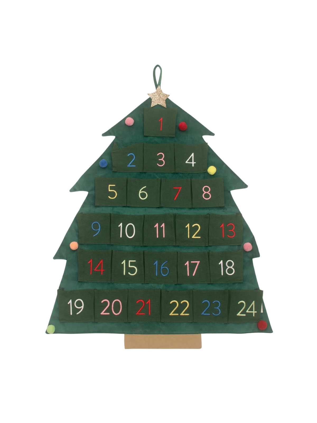 Christmas Tree Reusable Advent Calendar Hair Accessories Rockahula Kids   