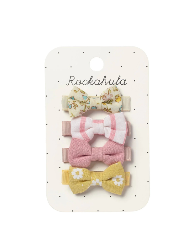 Petal Mini Bow Clip Set