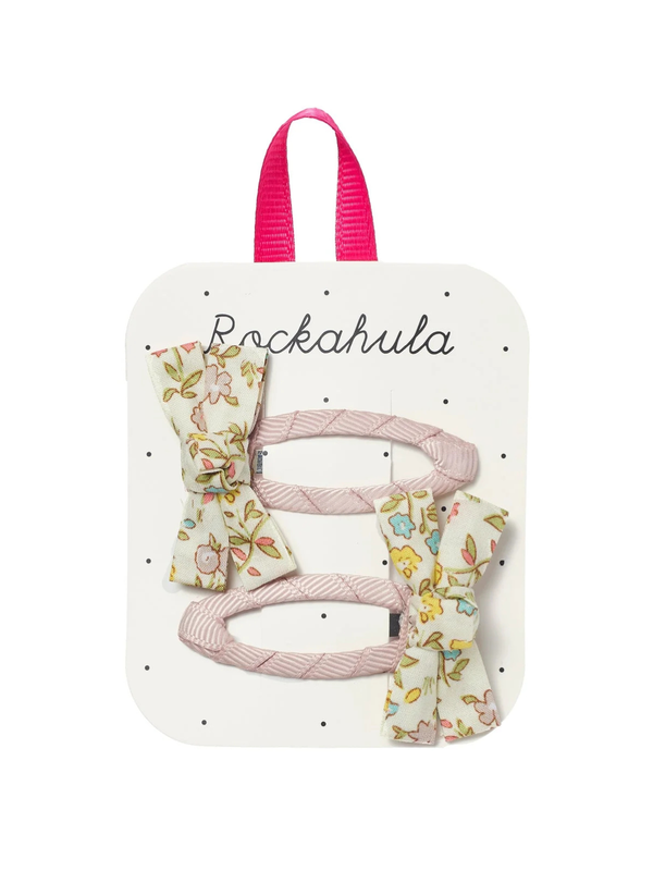 Petal Twisty Bow Clips