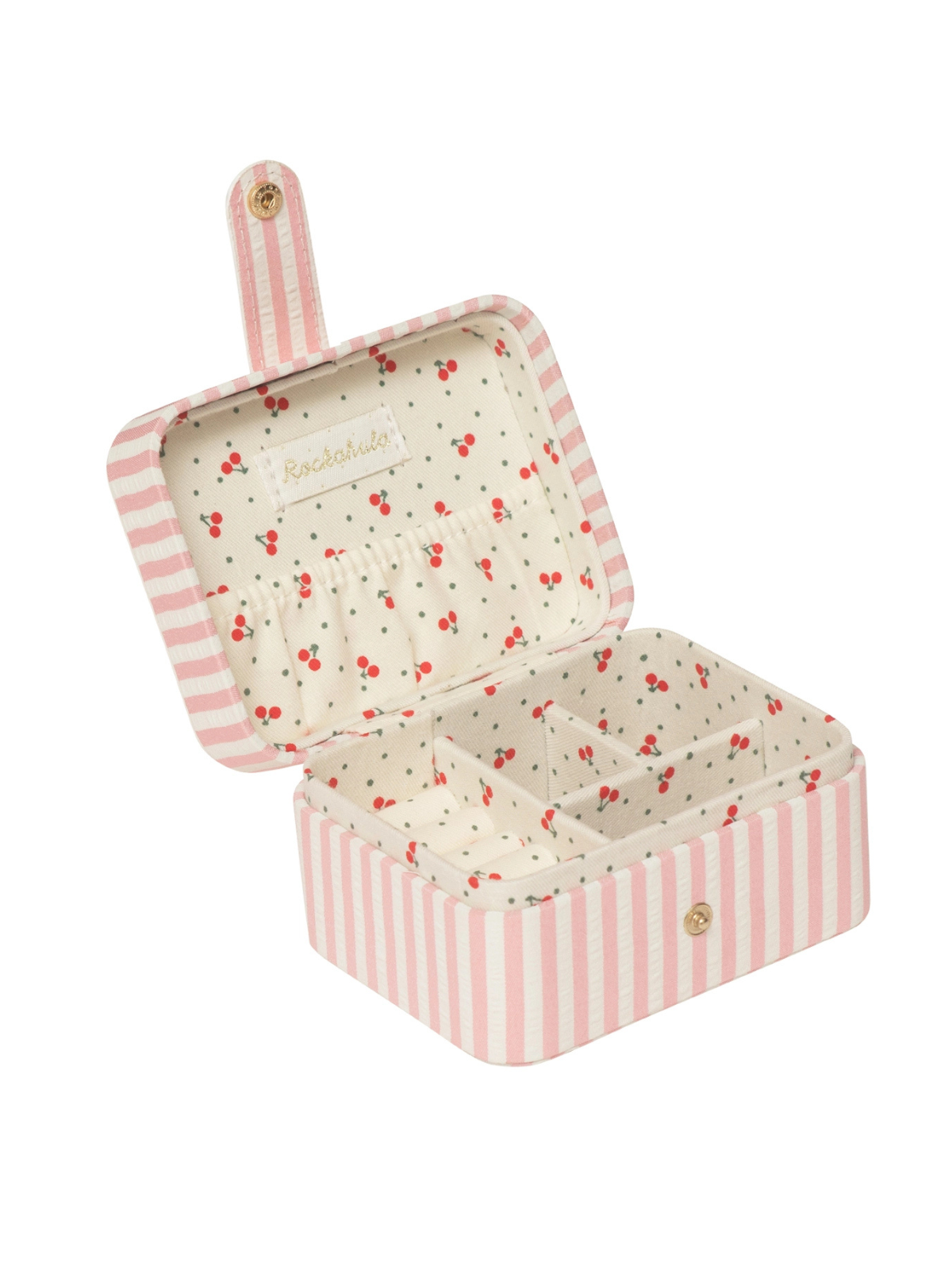 Stripy Cherry Jewelry Box Jewelry Rockahula Kids