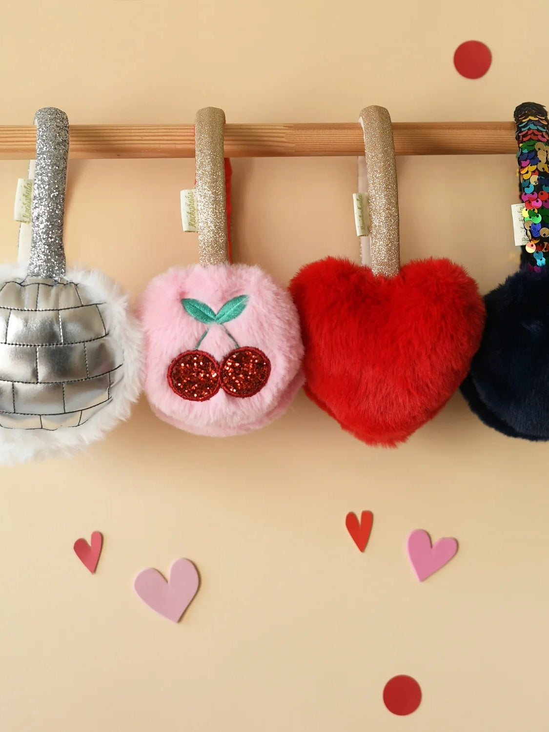 Cheerful Cherry Earmuffs Hats Rockahula Kids