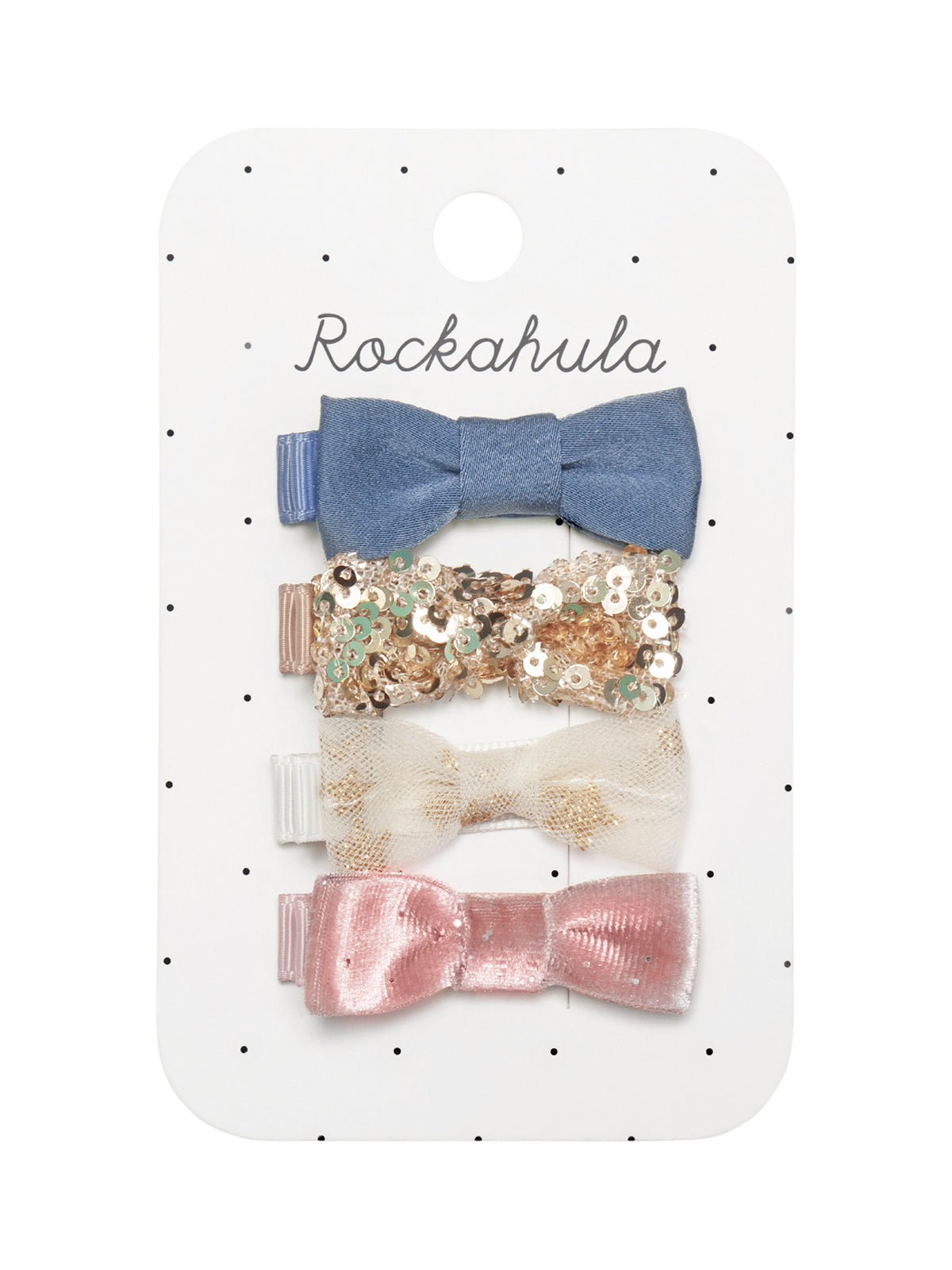 Enchanted Mini Bow Clips & Scrunchies Set Hair Accessories Rockahula Kids   