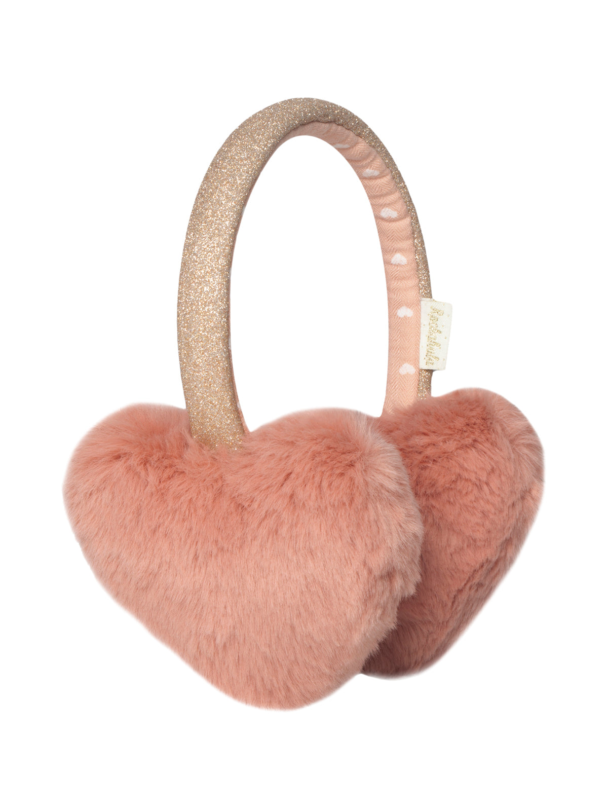 Fluffy Heart Earmuffs Hats Rockahula Kids   