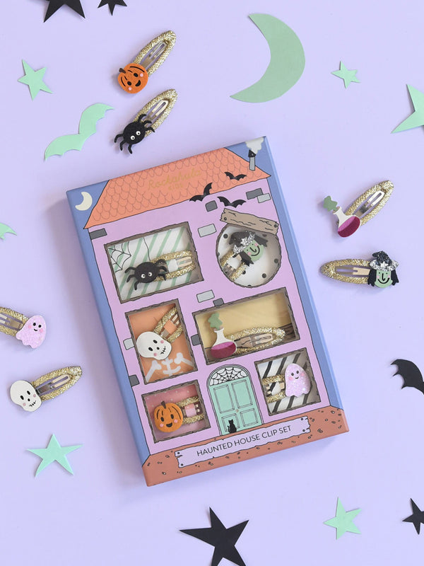 Haunted House Hair Clip Set