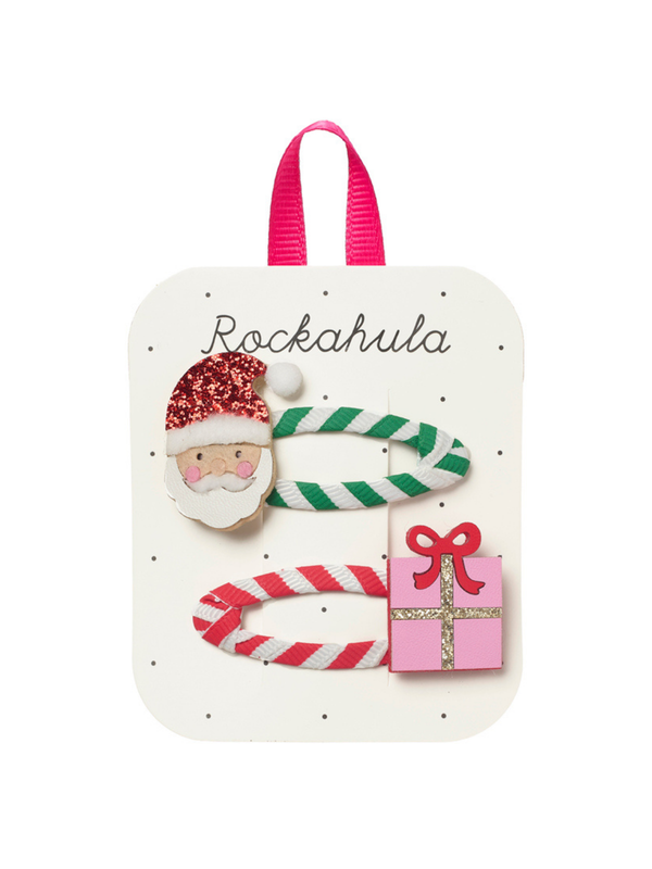 Merry Santa Clips Hair Accessories Rockahula Kids