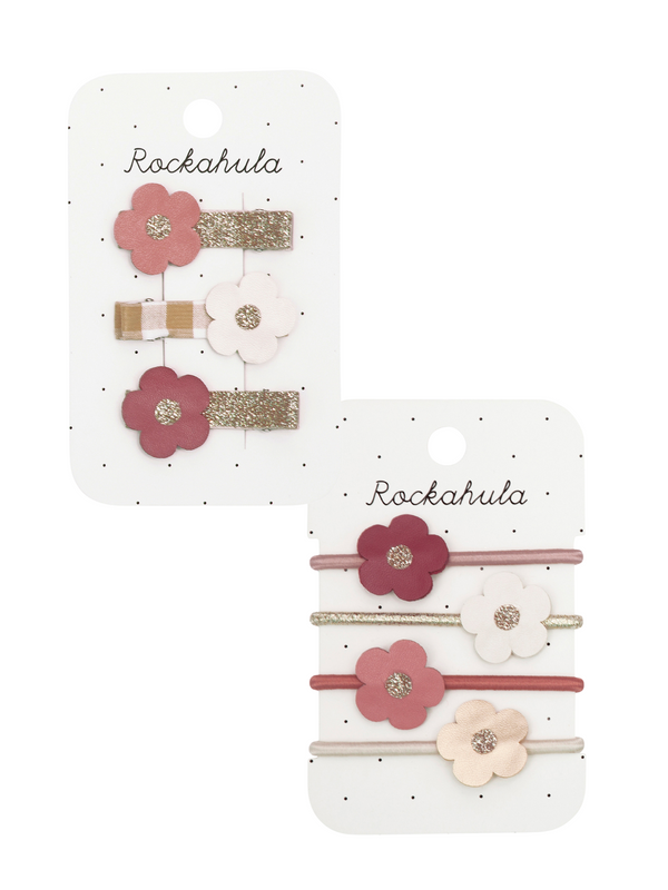 Prairie Flower Clips & Scrunchies Set Hair Accessories Rockahula Kids   
