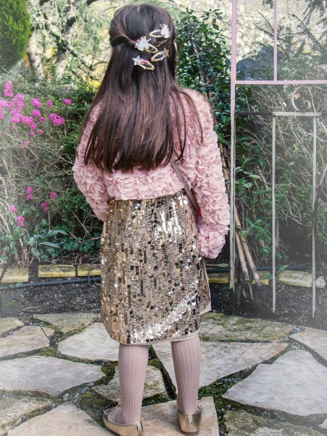 Rainbow Unicorn Clips Hair Accessories Rockahula Kids   