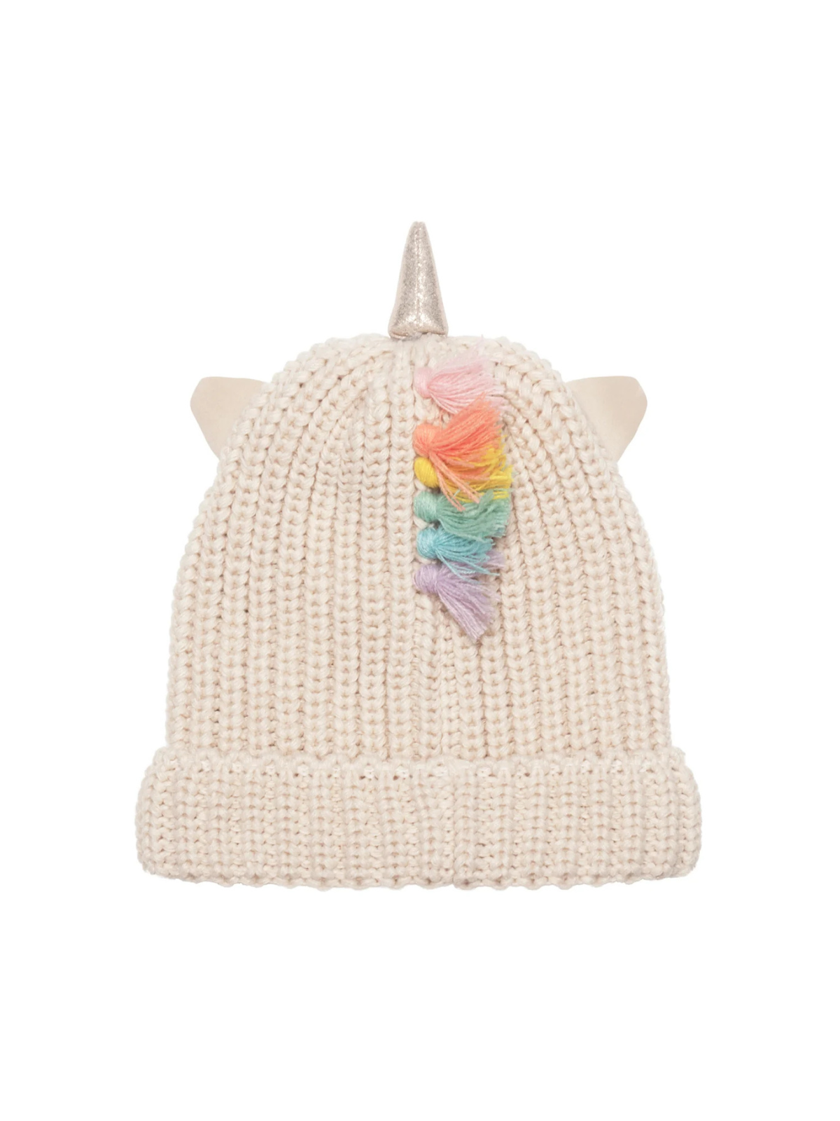 Rainbow Unicorn Knit Hat Hats Rockahula Kids