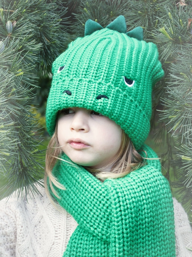 T-Rex Knitted Hat Hats Rockahula Kids   