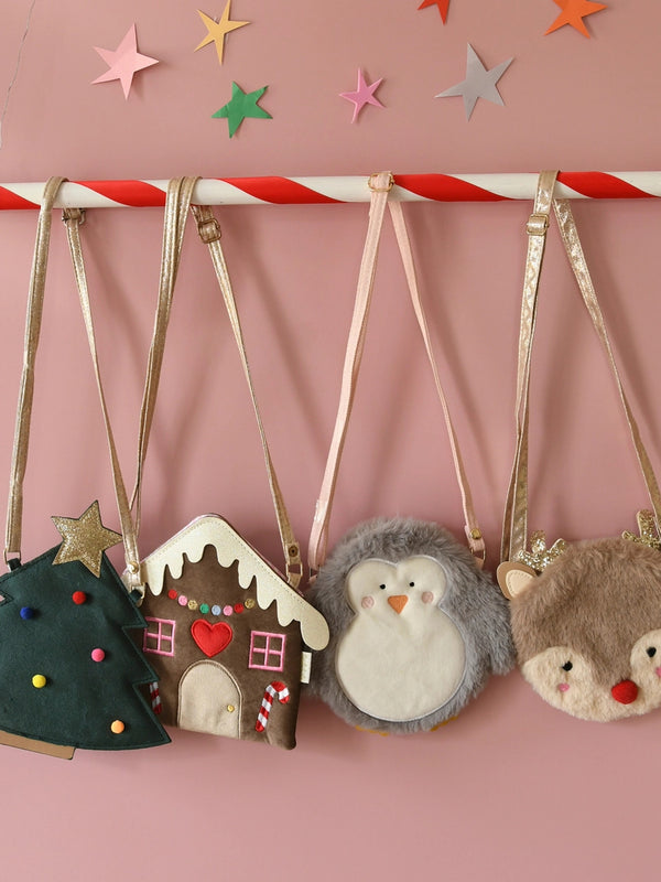 Velvet Christmas Tree Purse Bags Rockahula Kids