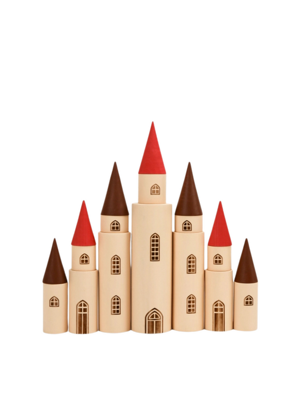 7 Towers Kingdom Blocks Pretend Play SABO Concept